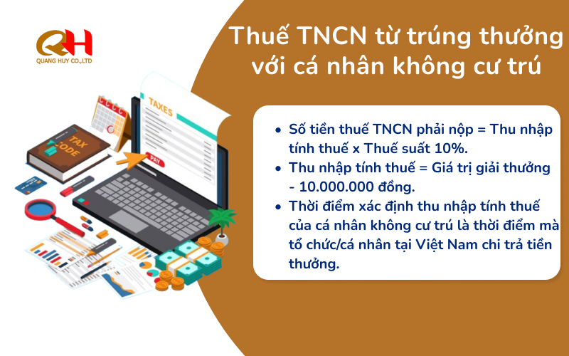 Tính thuế TNCN với cá nhân không cư trú