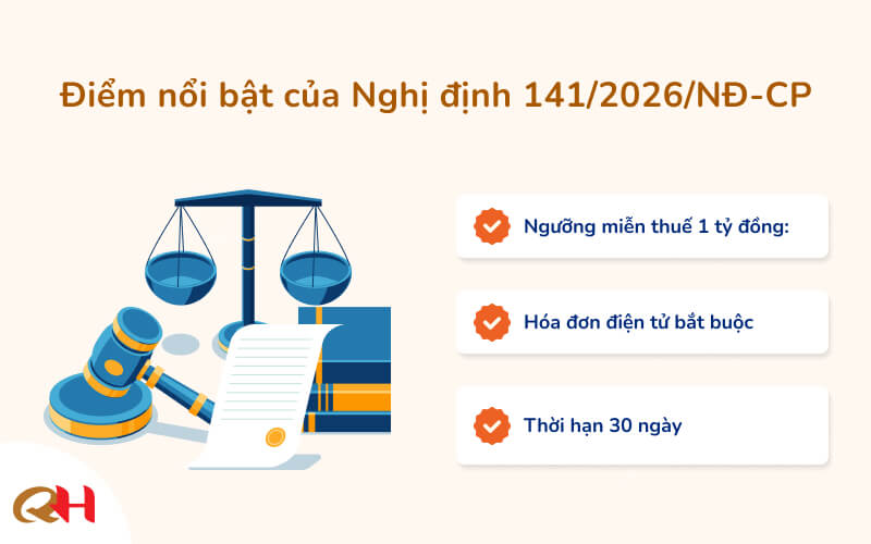 Điểm nổi bật của Nghị định 141/2026/NĐ-CP