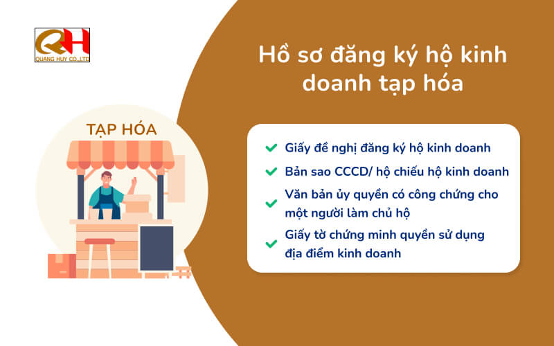 Những giấy tờ khi đăng ký hộ kinh doanh tạp hóa